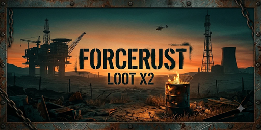 Баннер сервера Force Rust | LOOT X2 | STACKS X4 | #RU #EU #PVP